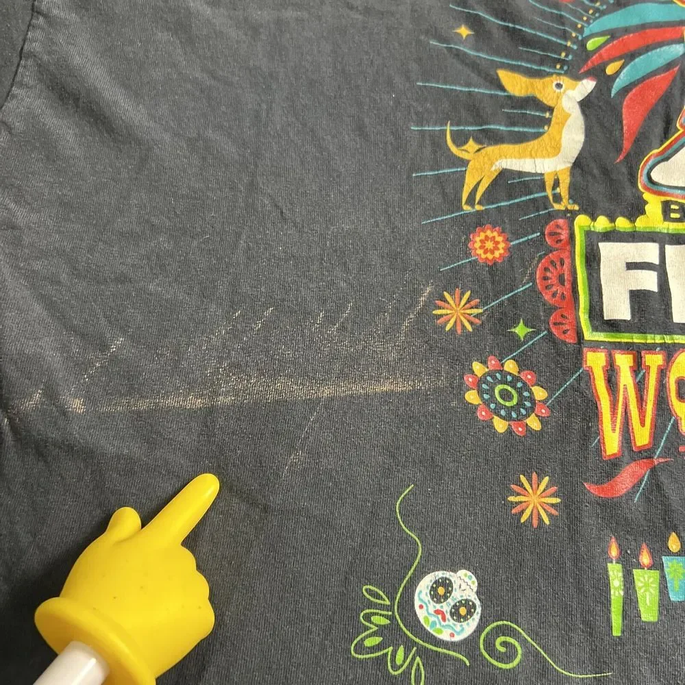 Gabriel Iglesias Beyond Fluffy 2019 Tour  Day Of‎ The Dead T-Shirt 5XL Has Flaws